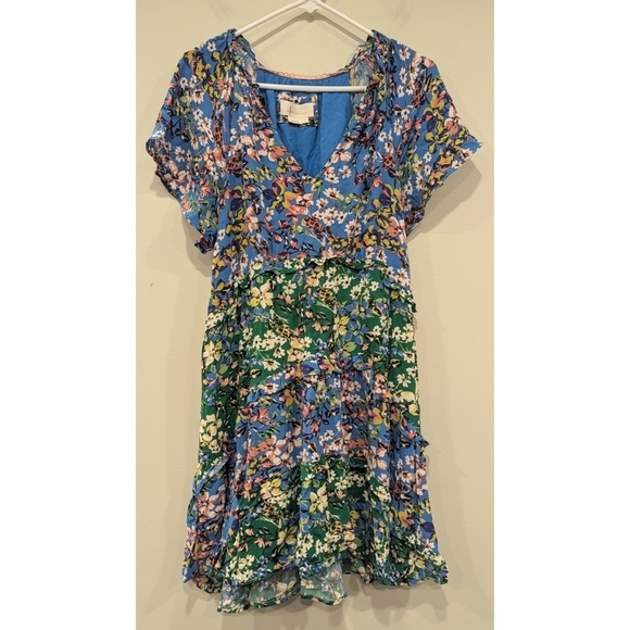 Anthropologie Robin Mini Tiered Floral Dress Size Small - Picture 9 of 9